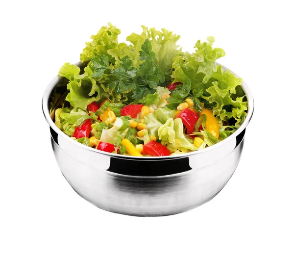 Салат зі свіжим овочем — стокове фото