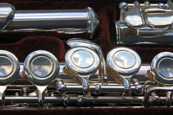 stock image Fragment the disassembled flute