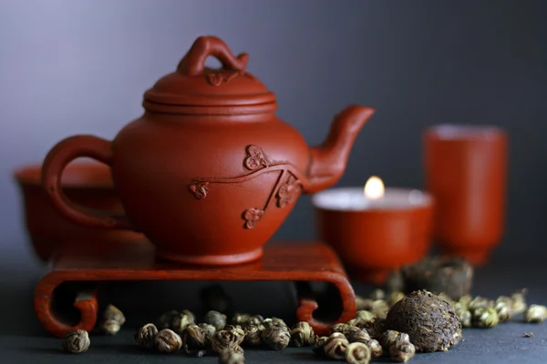 Για την κινεζική τσάι τελετή — Φωτογραφία Αρχείου