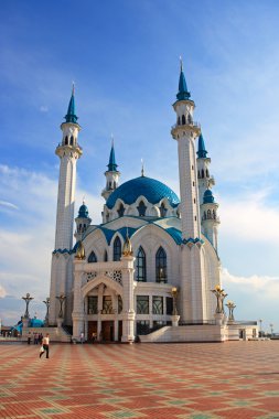 Mosque Koul-Sharif in the Kazan Kremlin. clipart