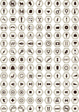 Plenty icons clipart