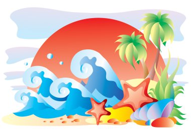 The sea clipart