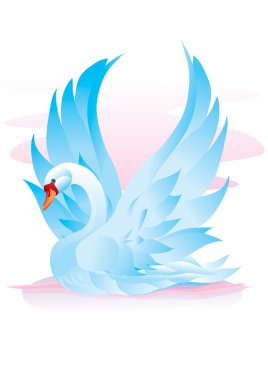 Beautiful swan clipart