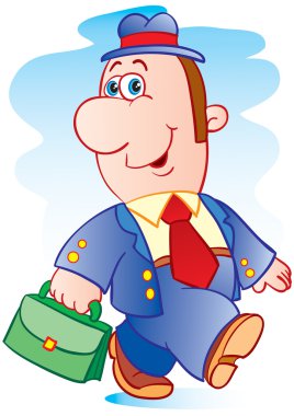 The businessman clipart