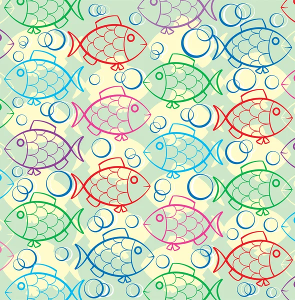 stock vector Background from small fishes