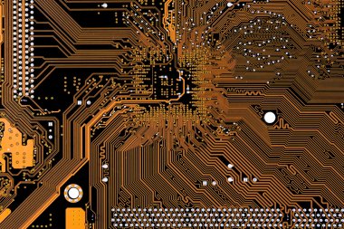 Computer circuit board clipart