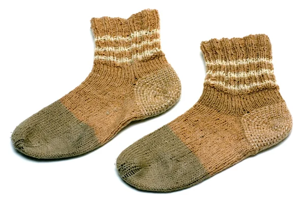 Handgemaakte sokken — Stockfoto