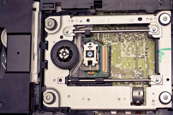 Inside of the DVD drive — Stock Photo, Image