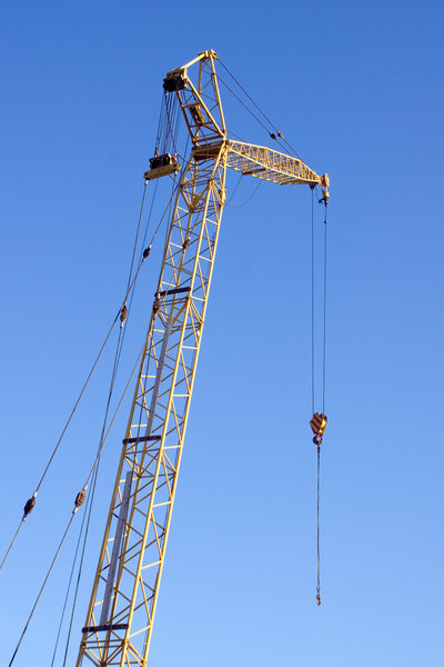 Crane against a Blue Sky