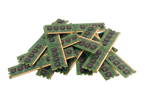 Heap of memory modules — Stock Photo, Image
