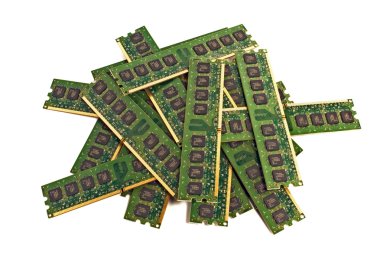 Heap of memory modules 2 clipart