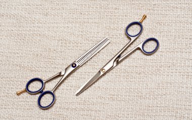 Scissors and thinning shears clipart