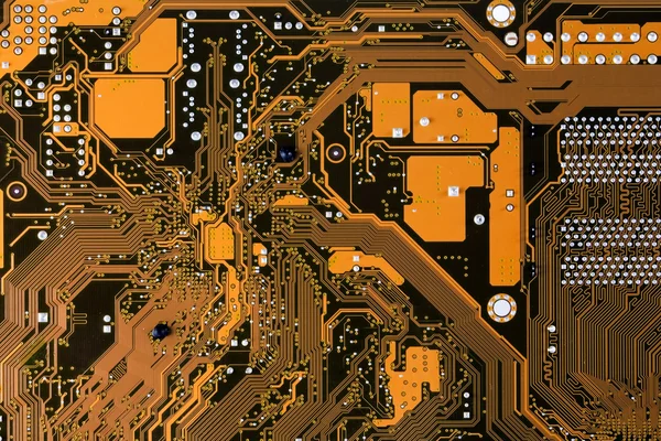 Placa principal do circuito informático — Fotografia de Stock