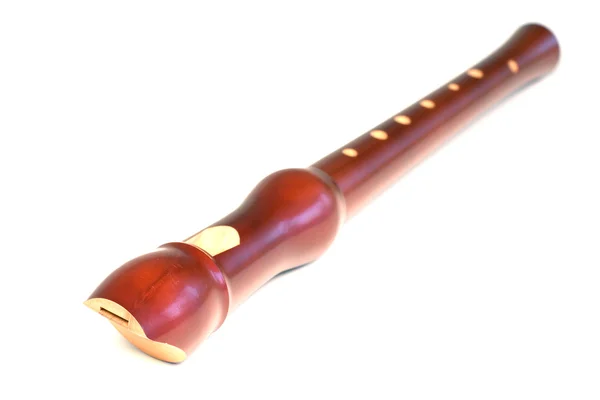 Flauta isolada — Fotografia de Stock