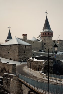 View through castle clipart