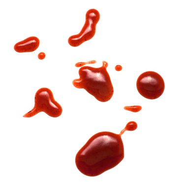 Ketchup drops clipart