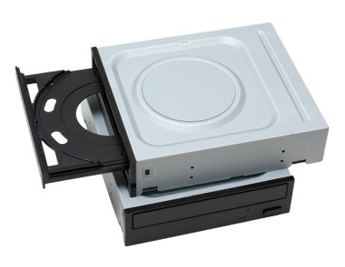 Two dvd drives clipart