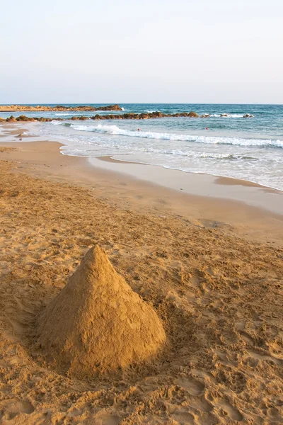 Пісок замок — стокове фото