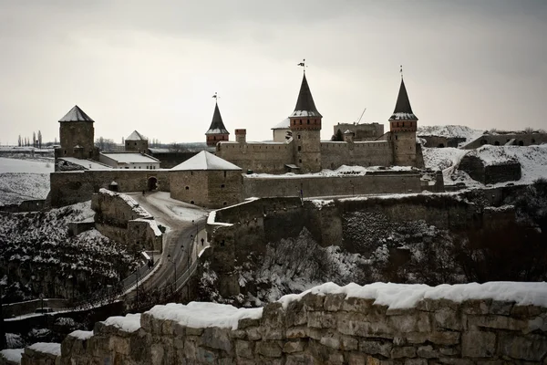 Каменец-Подольский замок, Украина — стоковое фото