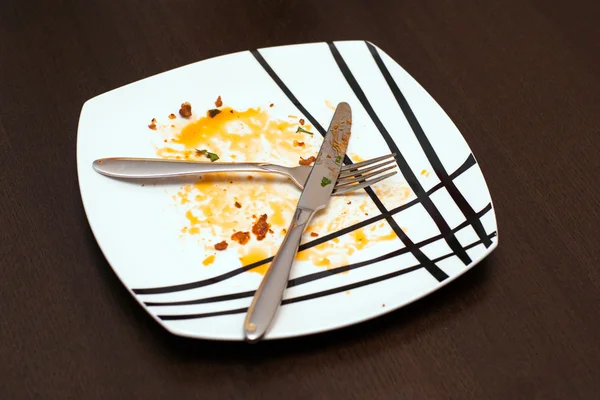Dinner is over! — Stock Photo, Image