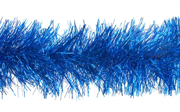 Mavi tinsel — Stok fotoğraf