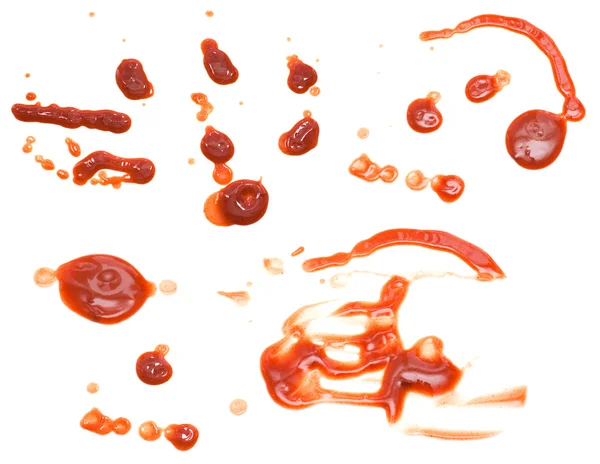 Ketchup foltok — Stock Fotó