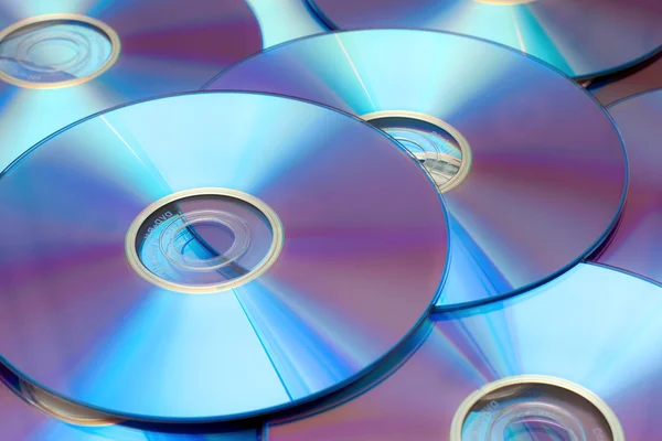 Fondo DVDs — Foto de Stock