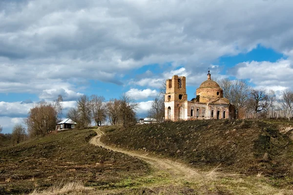 Ruins of rural church — Stock Photo, Image