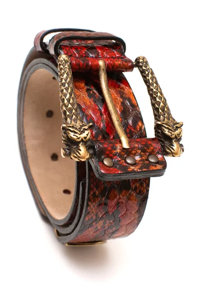 Cinturão com fivela de dragão — Fotografia de Stock