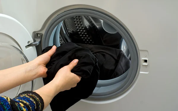 Çamaşır makinesi front-load — Stok fotoğraf