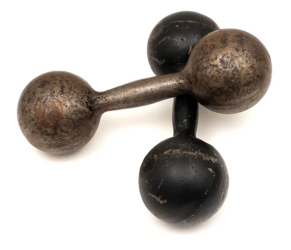 stock image Two dumbbells