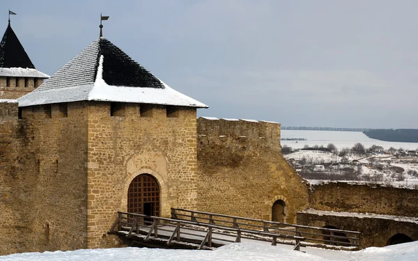 Torre d'ingresso del castello — Foto Stock