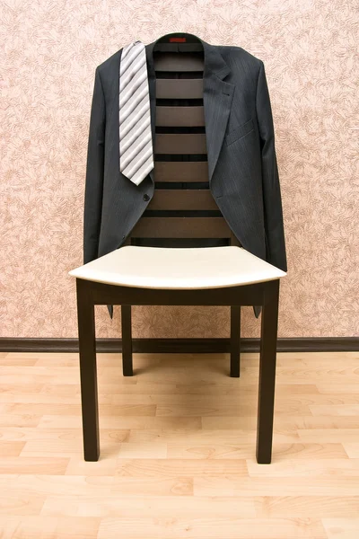 Ceket ve sandalye — Stok fotoğraf