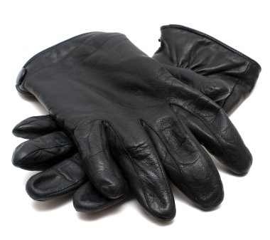 Winter leather gloves clipart