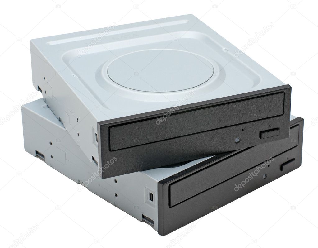 Two DVD-ROM drives