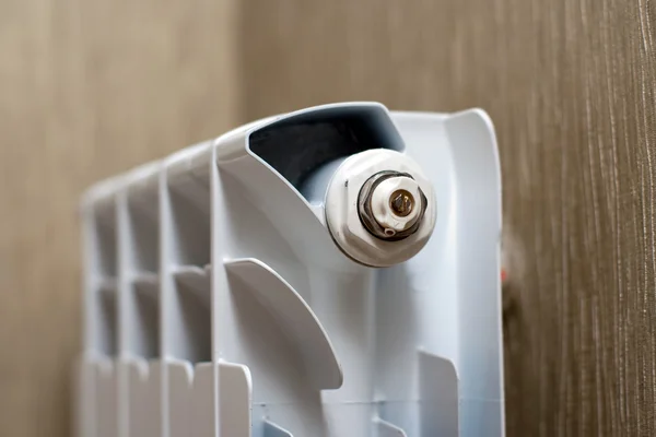 Manopola di controllo radiatore — Foto Stock