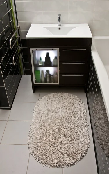 Bathroom carpet — Stock Photo, Image