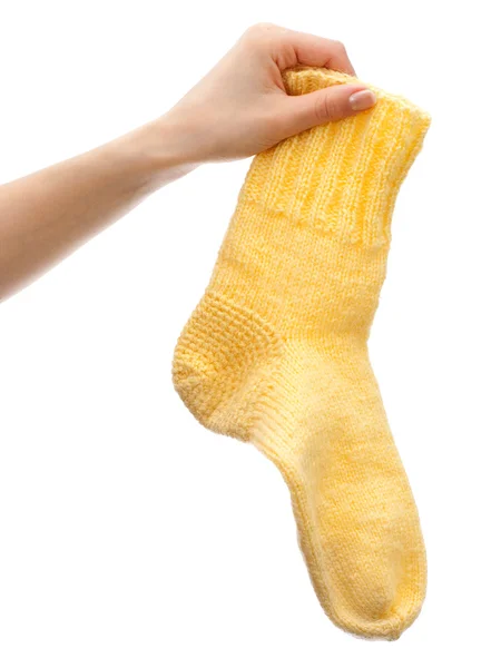 Gelbe Socke — Stockfoto