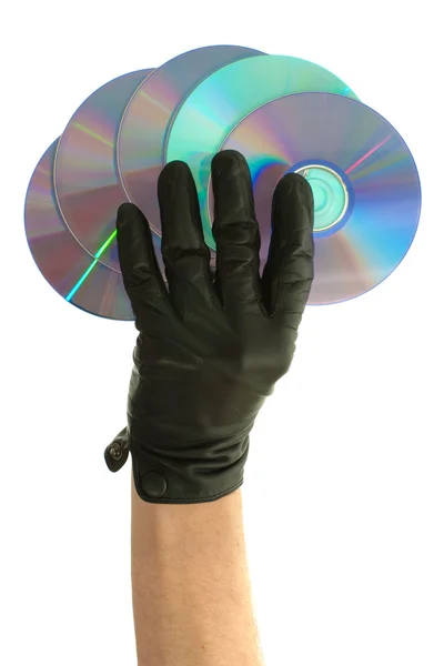 Fan from disks — Stock Photo, Image
