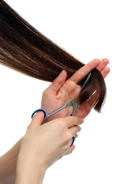 Отрезание волос — стоковое фото