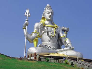 God Shiva statue clipart