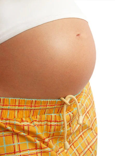 Brzuch w ciąży — Zdjęcie stockowe