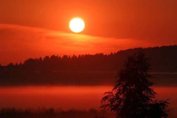 Red sunrise — Stock Photo, Image