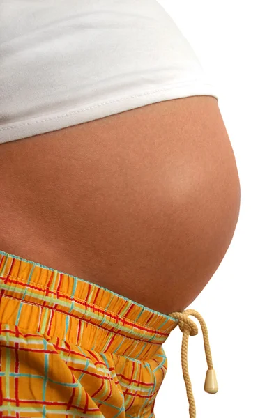 Embarazada vientre — Foto de Stock