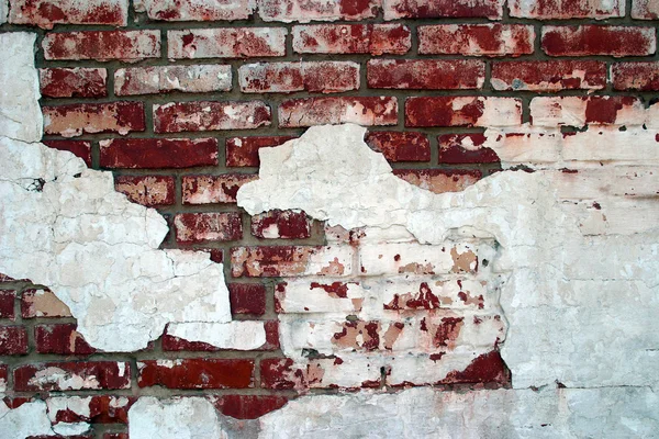 グランジの赤レンガの壁 — ストック写真