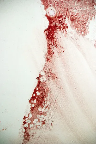 Місце крові на стіні — стокове фото