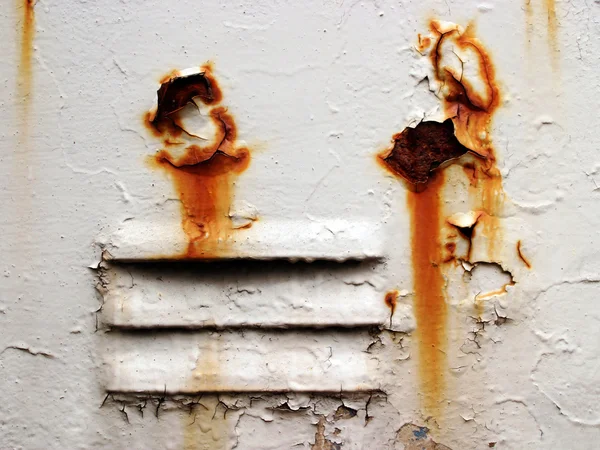 Grunge ventilatie met corrosie — Stockfoto