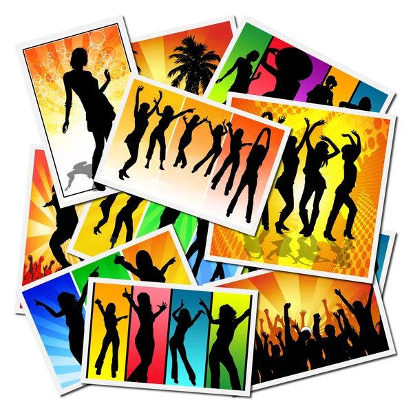 Ragazze che ballano a una festa — Foto Stock