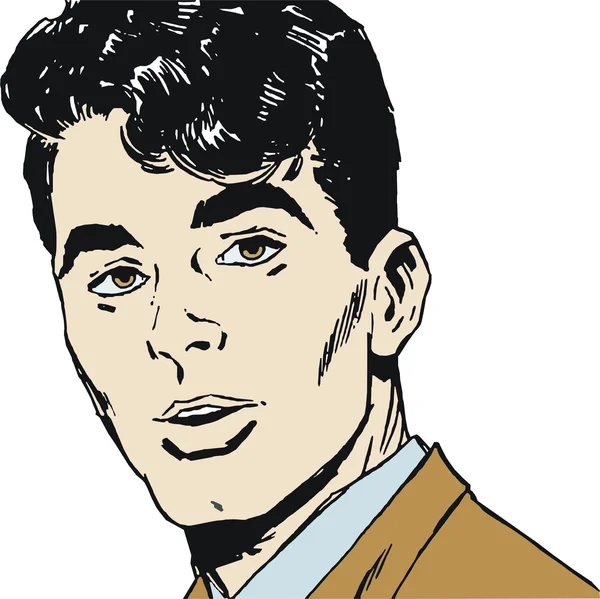 Illustration of a young man — Stock Photo, Image