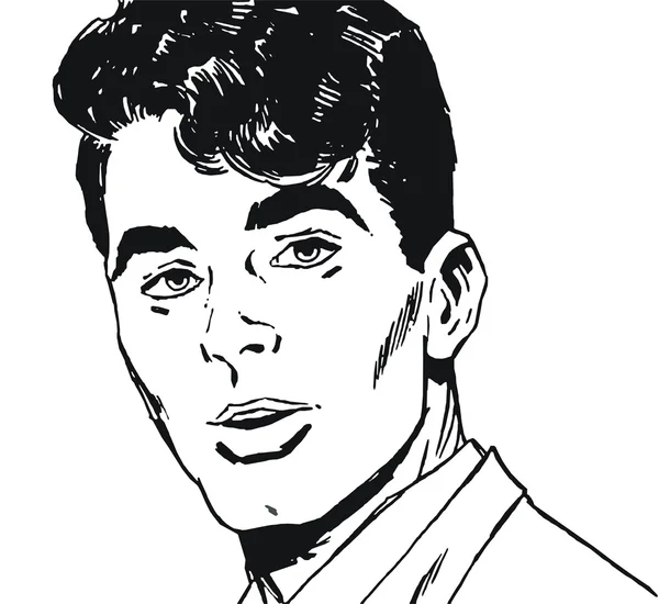 Illustration of a young man — Stock Photo, Image